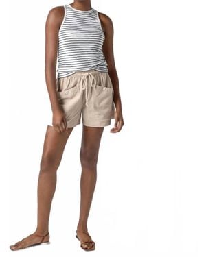 Lilla P Patch Pocket Shorts - Brown