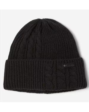 Columbia Agate Pass Cable Knit Beanie - Black