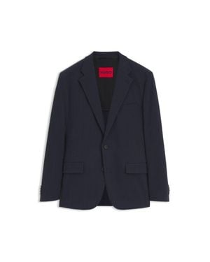 HUGO Slim-Fit Suit Jacket - Blue