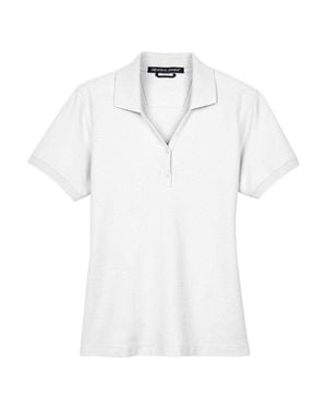 Devon & Jones Pima Piqu Polo - White