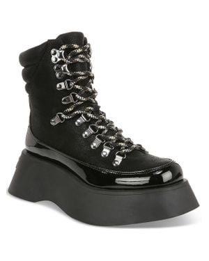 Circus by Sam Edelman Gail Faux Leather Casual Ankle Boots - Black