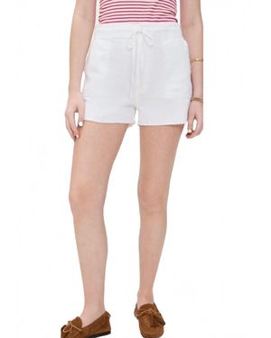 RE/DONE Beach Elastic Waist Short - White