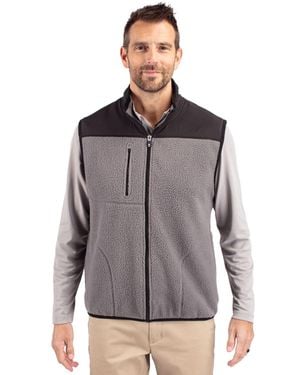 Cutter & Buck Cascade Eco Fleece Vest - Gray