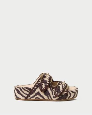 Loeffler Randall Nico Two-Band Sandals - Multicolor