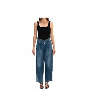 Tanaka High Rise Wide Leg Pants - Blue