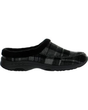Easy Spirit Set Slip 2 Indoor/Outdoor Sole Walking Slide Slippers - Brown
