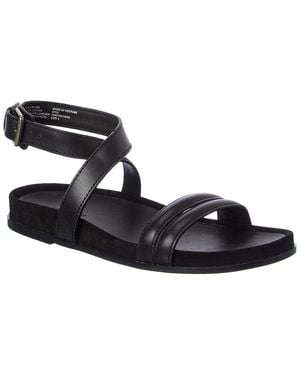 Madewell Molly Chunky Ankle Strap Leather Sandal - Black