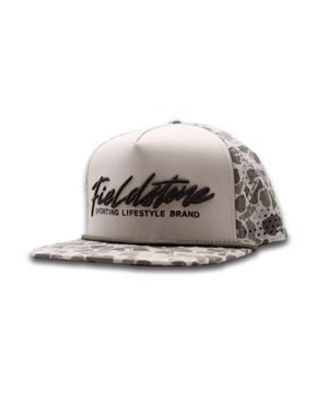 Fieldstone Script Logo Marsh Performance Rope Hat - Metallic