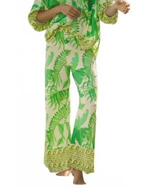 Jaase Palmetto Print Jax Pants - Green