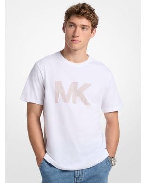 Michael Kors Printed Cotton T-Shirt - White