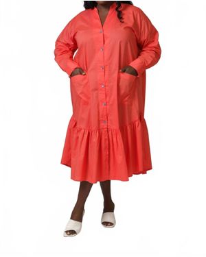 Bitte Kai Rand Core Cotton Dress - Red