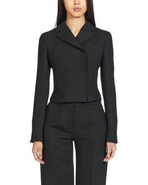 Ferragamo V-Neck Jacket - Black