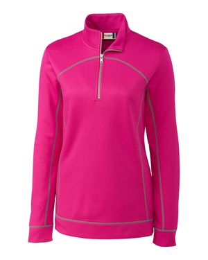 Clique Ladies Helsa Half Zip Jacket - Blue