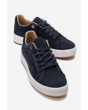 Forever & Always Shoes Pallen Leather Casual Sneaker - Blue