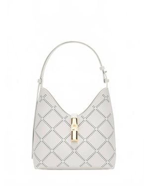 Furla Goccia S Hobo Bag - White