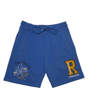 RUNTZ Fire Society Knit Shorts - Blue