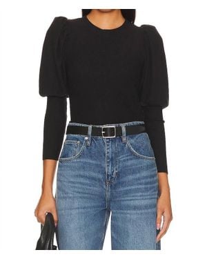 Nation Ltd Zia Sweater Tee - Black