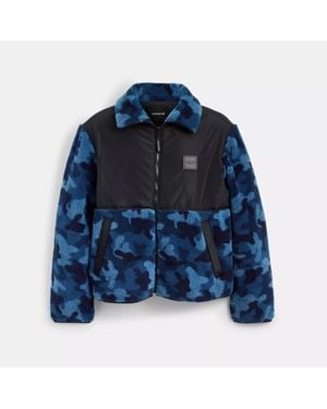 COACH Sherpa Jacket - Blue