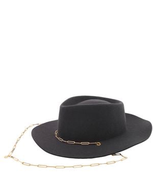 Van Palma Ladies Charcoal Ulysse Hat - Black