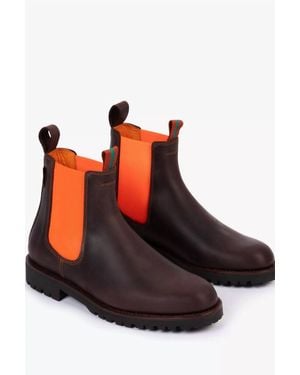 Penelope Chilvers Nelson Leather Boot - Red