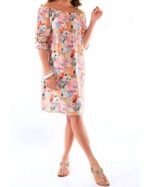 Elior Soft Floral Dress - White