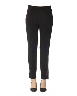 Joseph Ribkoff Pull On Slim Straight Pant - Black