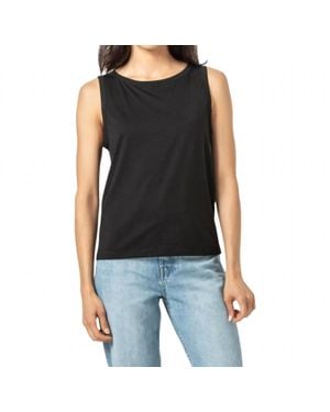 Lilla P Pima Jersey Tank Top - Black