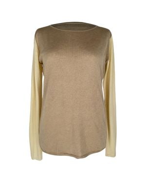 Max Mara Block-Color Sweater - Natural