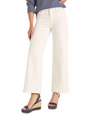 NIC+ZOE Wide Leg Weekend Jeans - White