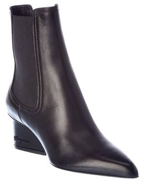 Ferragamo Ferragamo Ladies Chelsea Ankle Boots - Blue