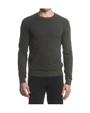 Postmarc Boucle Knitted Crew Sweater - Gray