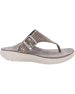 Aetrex Donna Sandals - Gray