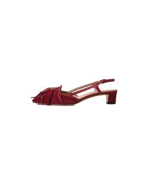 Tod's 35Mm Suede Pumps - Red