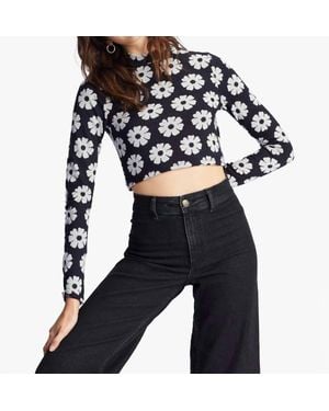 Billabong Daisy Days Knit Top - Black