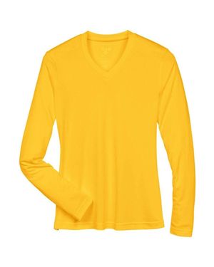 Team 365 Zone Performance Long Sleeve T-Shirt - Yellow