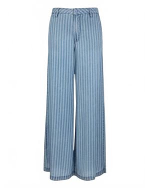 Kut From The Kloth Ryan Wide Leg Tencel Pant - Blue