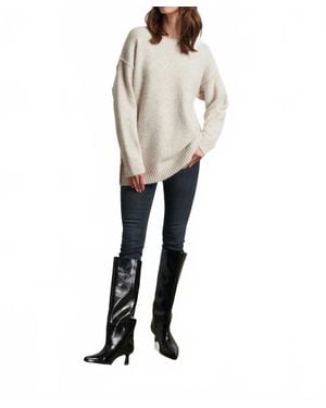 Line Alice Crewneck Sweater - White