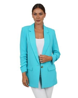 Love Token Sabrina Boyfriend Blazer - Blue