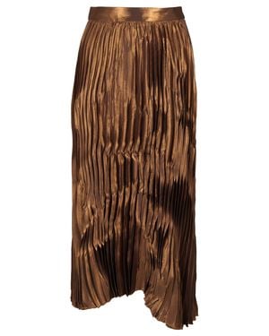 Momoní Pleated Skirt - Brown