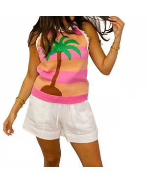 Fate Palm Tree Tank Top - Multicolor