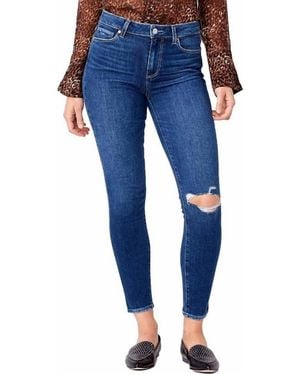 PAIGE Hoxton High-Rise Skinny Jeans - Blue