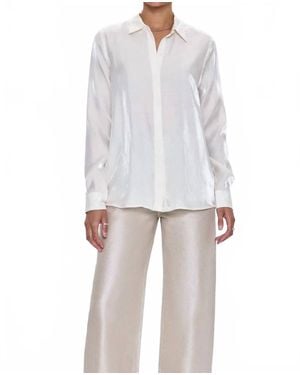Pistola Tilda Long Sleeve Button Up Shirt - White