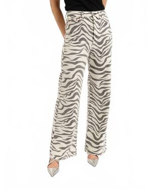 DAZE Far Out High Rise Wide Leg Jeans - Multicolor
