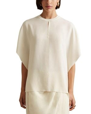Reiss Tania Short Sleeve T-Shirt - White