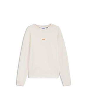 HUGO Logo-Print Sweatshirt - White