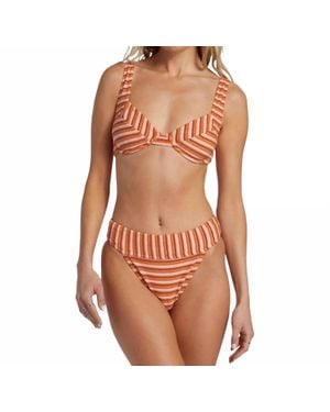 Billabong Tides Terry Aruba Bikini Bottom - Brown