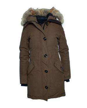 Canada Goose Nylon Parka With Fur Hood - Green