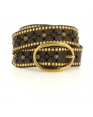 Campomaggi Edith Studded Belt - Metallic