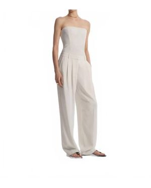Co. Strapless Bustier Top - White