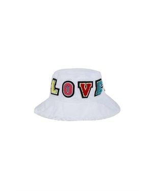 Jocelyn Saint Barths Bucket Hat - White